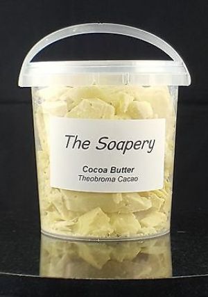  Cocoa Butter - 250g - Unrefined Pure Natural Raw Moisturiser Cream Food and Skin