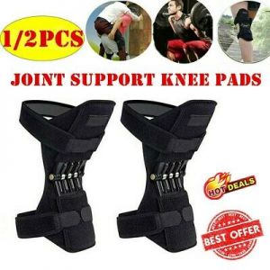  1Pair Patella Booster Spring Knee Brace Support for Mountaineering Squat Sports~