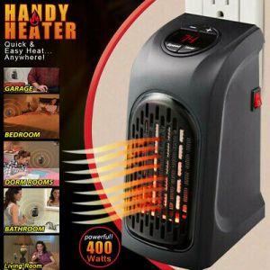  220V Mini Warm Heater Plug-in Electric Wall-outlet Space Fans Heater Portable