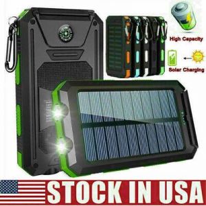 2022 Super 9000000mAh USB Portable Charger Solar Power Bank For Cell Phone