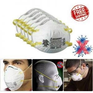    5pcs N95 Mask 3M 8210 Respirator Flu Medical Face Mask Surgical Quality AU