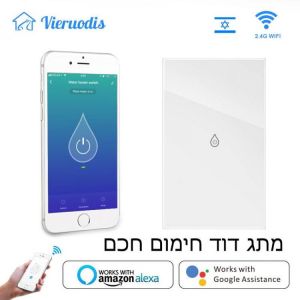 מוצרים ברמה אחרת  חם המוצר  Wifi Boiler Smart Switch Water Heater Switches Voice Remote Control US standard Touch Panel Timer Outdoor work alexa google home