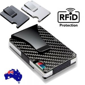מוצרים ברמה אחרת  חם המוצר   Slim Pocket Wallet ID Credit Card Holder Case RFID Blocking  Money Clip Purse