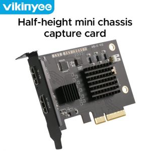 כרטיס לכידת וידאו 4K PCIE HD 240FPS תומך בתוכנת ועידות וידאו ב-VMIX OBS